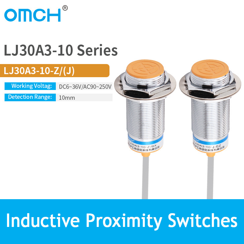 OMCH M30  Metal Inductive Switch LJ30A3-10  LJ30A3-15 Proximity Switch Sensor NPN PNP NC NO DC6-36V Detection Distance 10MM 15MM