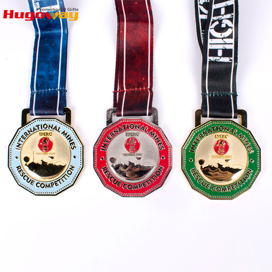 Cheap Custom Made Blank Marathon Medal Gold Award Sport Metal Medal