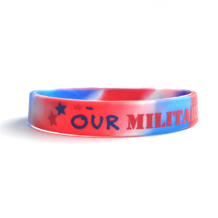 OEM Manufacture personalised football fan wrist band motivational rainbow custom wristbands cheap silicone rubber maker