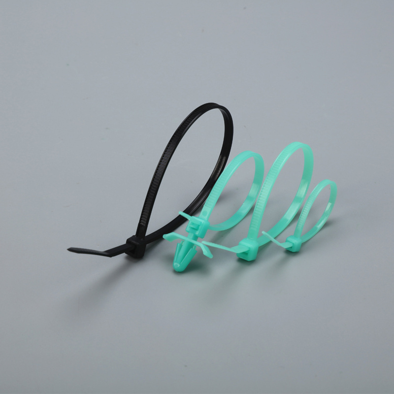 Tape Nylon 66 Material Soft Cable Loop Zip Ties Manufacturers Wholesale Customizable Price Self-locking Push Mount Zip Ties