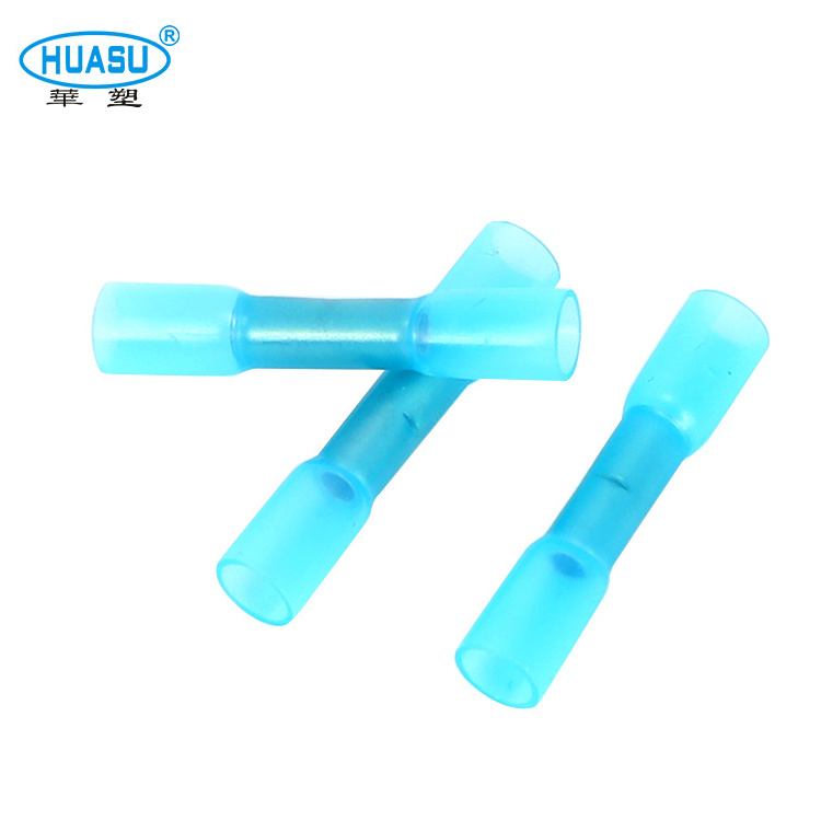 Low Price High quality insulated butt connectors splice crimp electrical marine waterproof heat shrink butt connectors