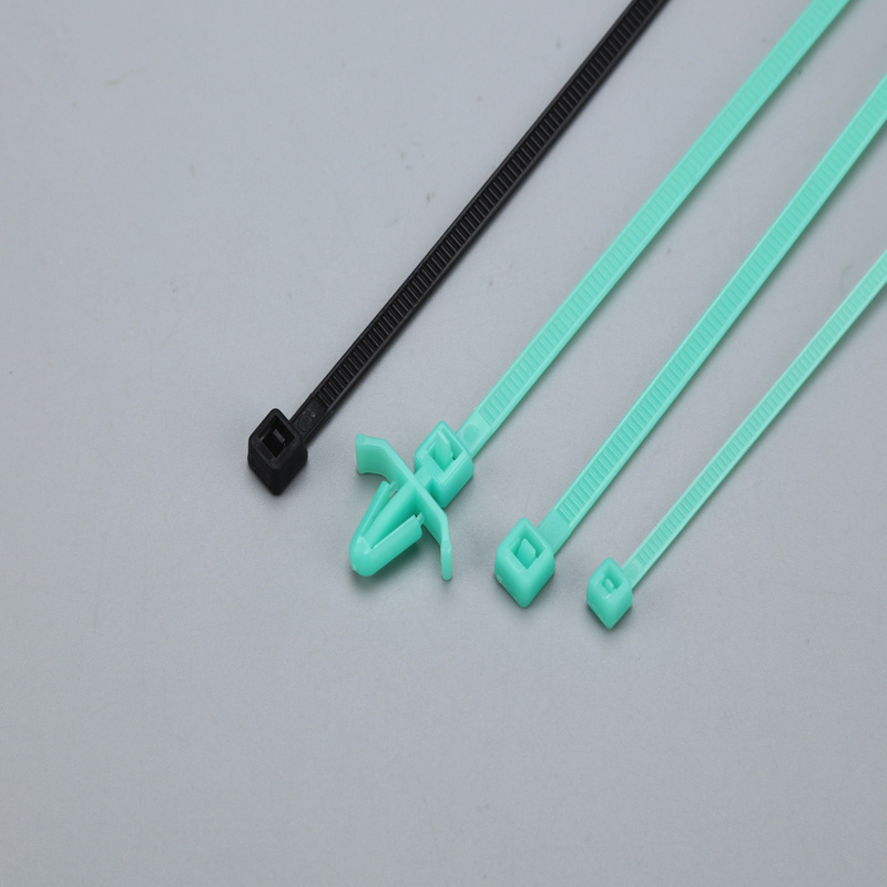 Tape Nylon 66 Material Soft Cable Loop Zip Ties Manufacturers Wholesale Customizable Price Self-locking Push Mount Zip Ties