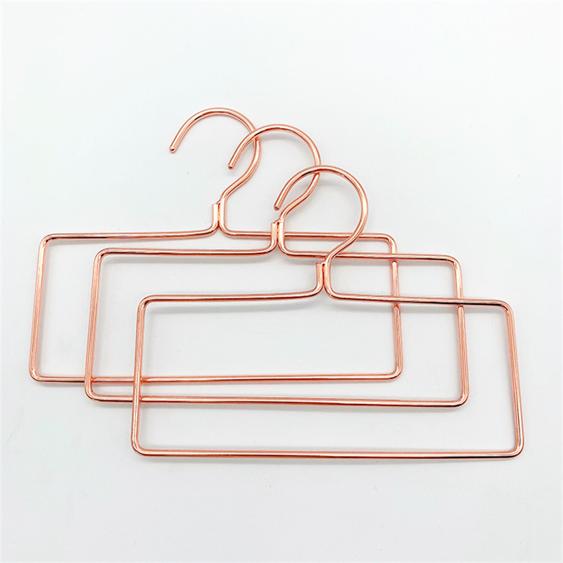 Most Popular Wholesale Hijab Hangers Rose Gold Staple Rectangle Gold-finished Hanger Sleek Hijab Accessories Scarf Muslim Hijab