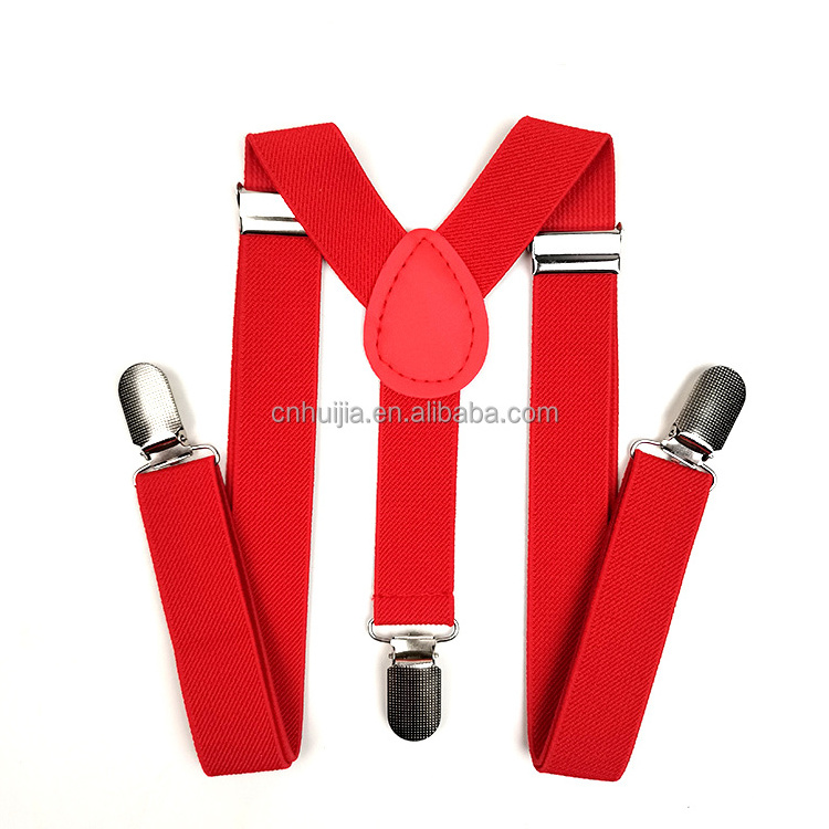 Fashion Suspenders For Men 6 Clips Braces Leather Suspenders Men Elastic Trousers Strap Bretelle pour for Men