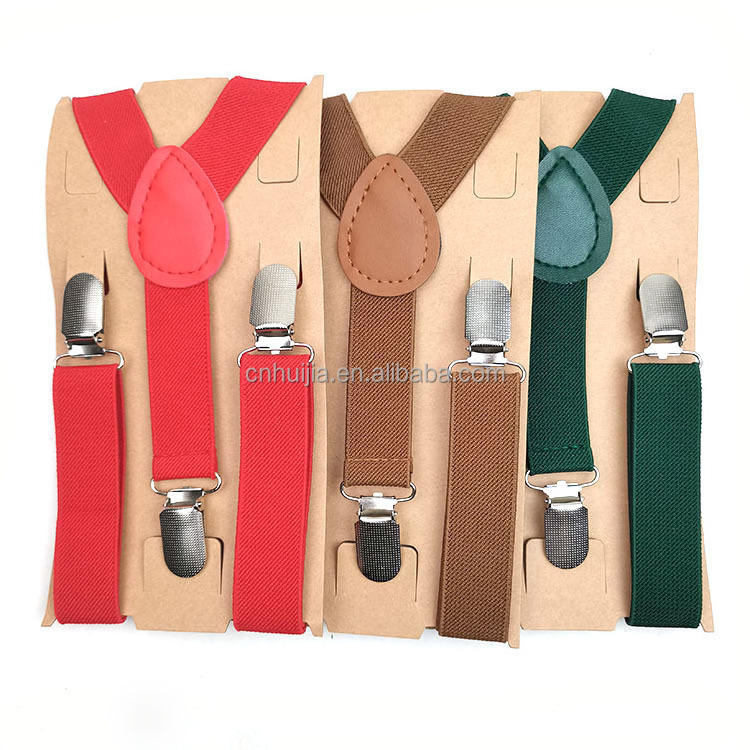 Fashion Suspenders For Men 6 Clips Braces Leather Suspenders Men Elastic Trousers Strap Bretelle pour for Men