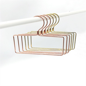 Most Popular Wholesale Hijab Hangers Rose Gold Staple Rectangle Gold-finished Hanger Sleek Hijab Accessories Scarf Muslim Hijab