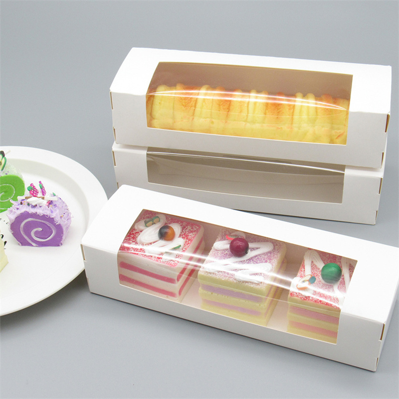 Premium White Display Meringue Tart Tiramisu Packing Box Vanilla Confetti Fudge Caramel Packaging Box For Peanut Butter