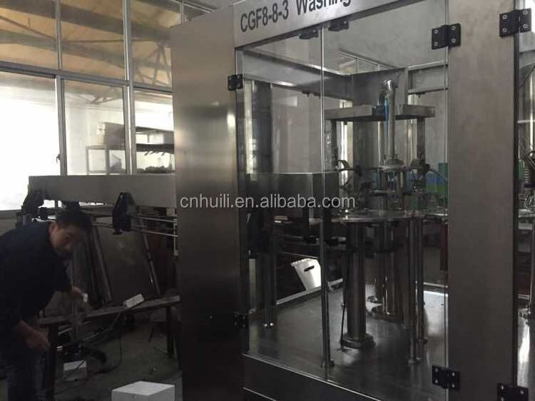 CGF 8-8-3 Bottle washing filling capping machine Automatic Bottle Water Making Machine Filling Pure Water Bottling Machine