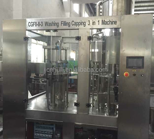 CGF 8-8-3 Bottle washing filling capping machine Automatic Bottle Water Making Machine Filling Pure Water Bottling Machine