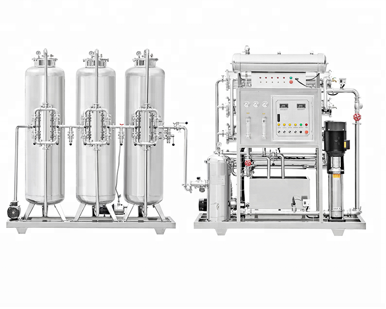 Fully SS304 USA membrane water RO system filter unit Hard water filtration softner unit