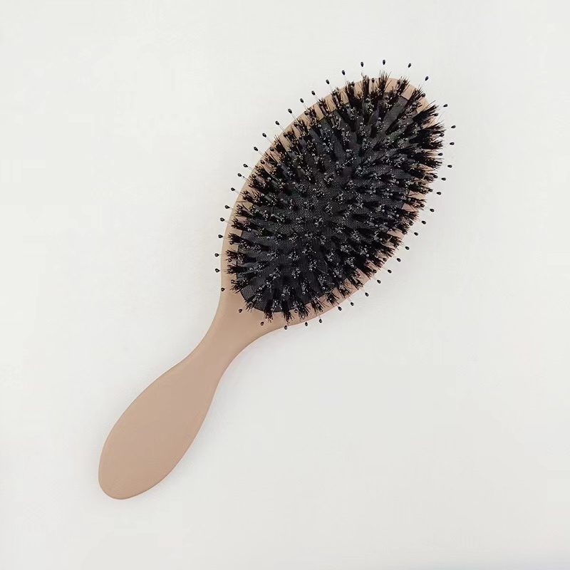 Women Fashion Magic Paddle Hard Bristles Brush Mixed Boar Bristle Hair Wig Extension Set For Extension