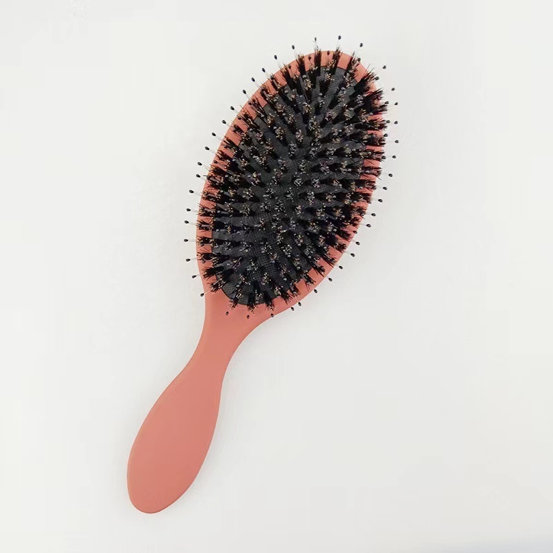 Women Fashion Magic Paddle Hard Bristles Brush Mixed Boar Bristle Hair Wig Extension Set For Extension