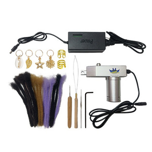 Instant Locs Machine Dreadlock Hair Crochet Hook Human Hair Tool Loc Extensions Maker Automatic Dreadlock Machine