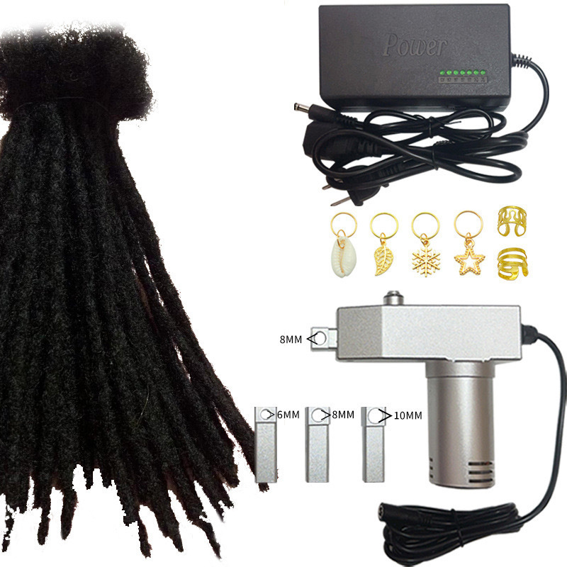 Wholesale Stainless Steel Automatic Dreadlocks Hair Making Machine Dreadlock Crochet Electric Machine