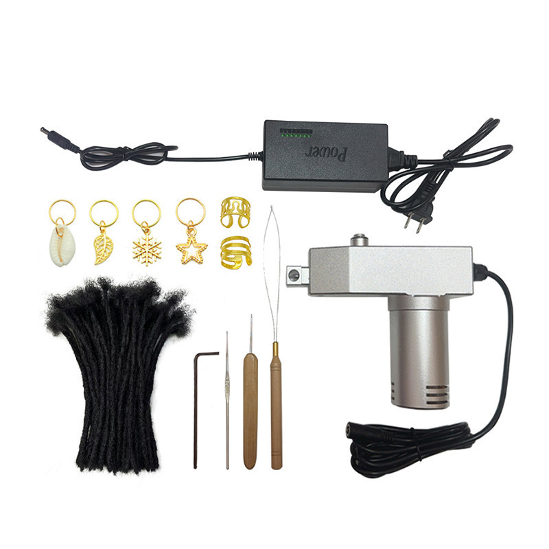 Wholesale Stainless Steel Automatic Dreadlocks Hair Making Machine Dreadlock Crochet Electric Machine