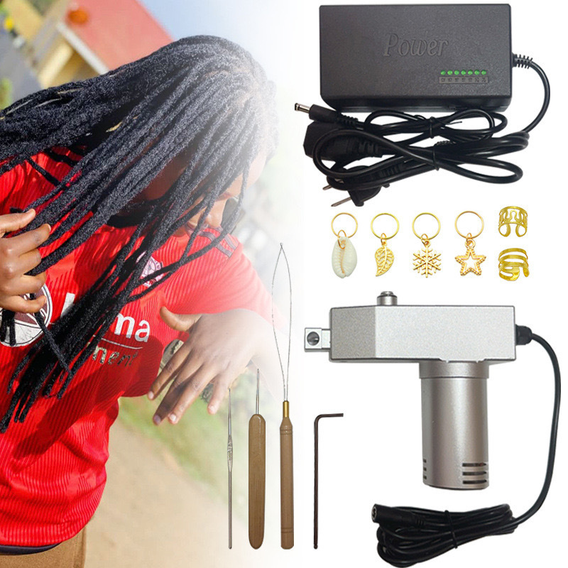 Wholesale Stainless Steel Automatic Dreadlocks Hair Making Machine Dreadlock Crochet Electric Machine