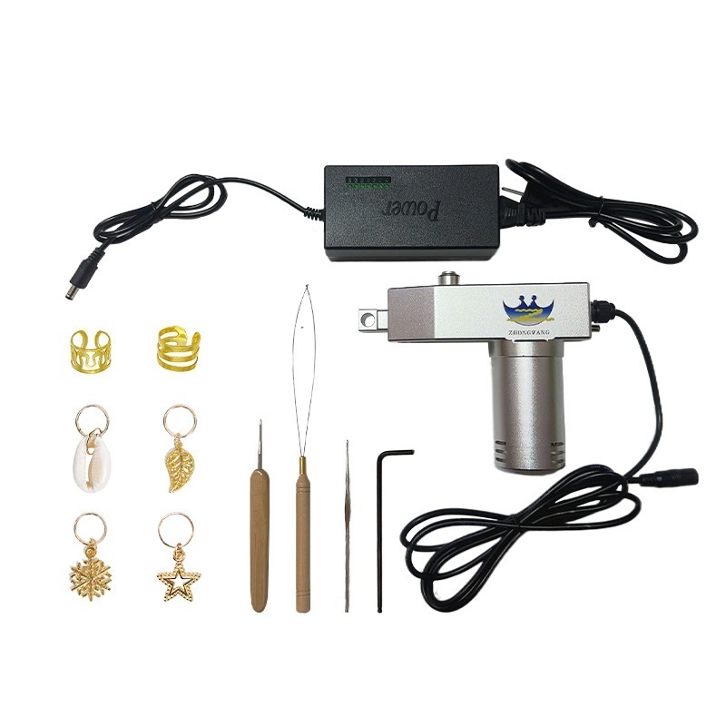 Instant Locs Machine Dreadlock Hair Crochet Hook Human Hair Tool Loc Extensions Maker Automatic Dreadlock Machine