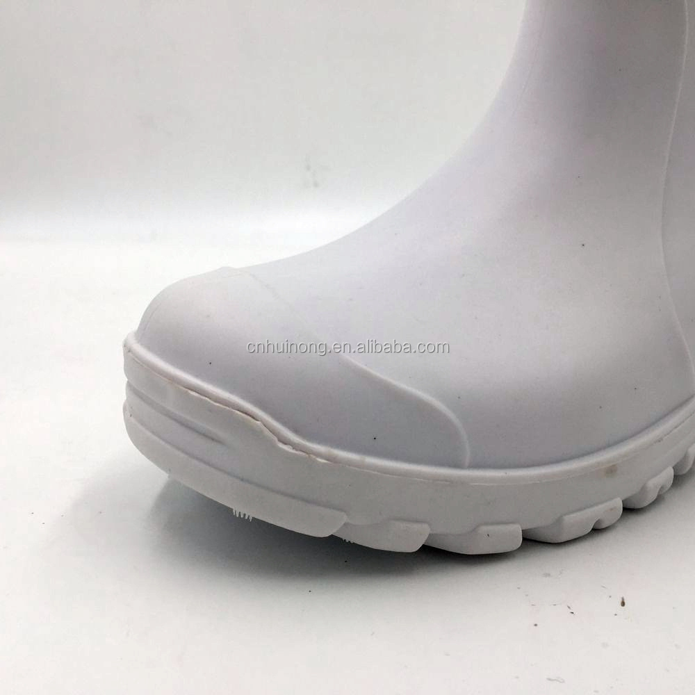 HN-201F Custom made lady food industry boots kitchen white work wellington boots