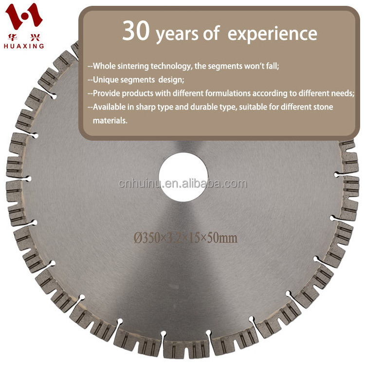 14 inch Dry Wet Cutting Segmented saw blade for Concrete Masonry Brick Block