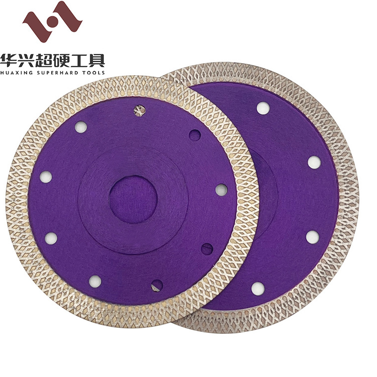 115mm 4.5inch turbo diamond cutting tile continuous rim saw blade