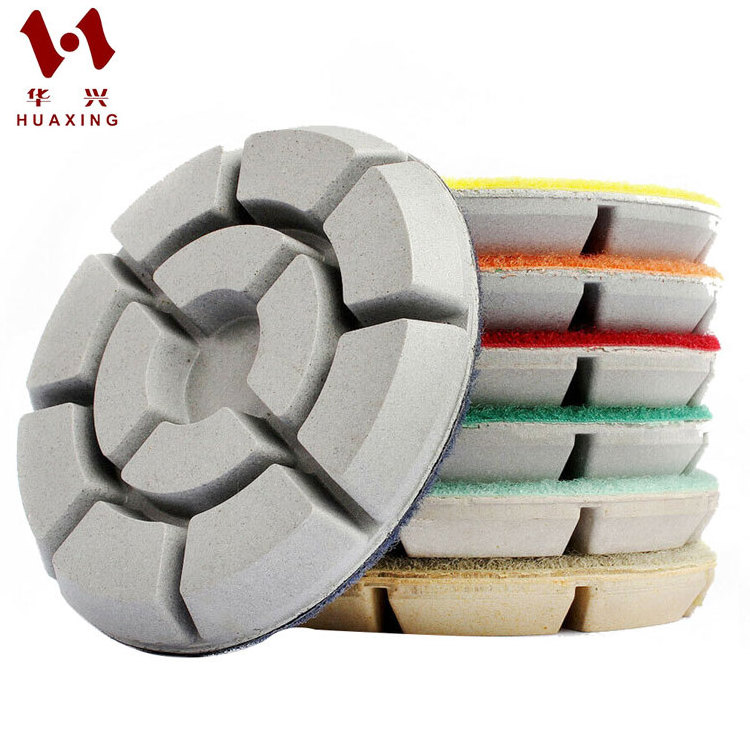 High Quality Tools 3 inch Floor Wet Disc Resin Bond Abrasive Tools Diamond Polishing Pad for epoxy concrete floor