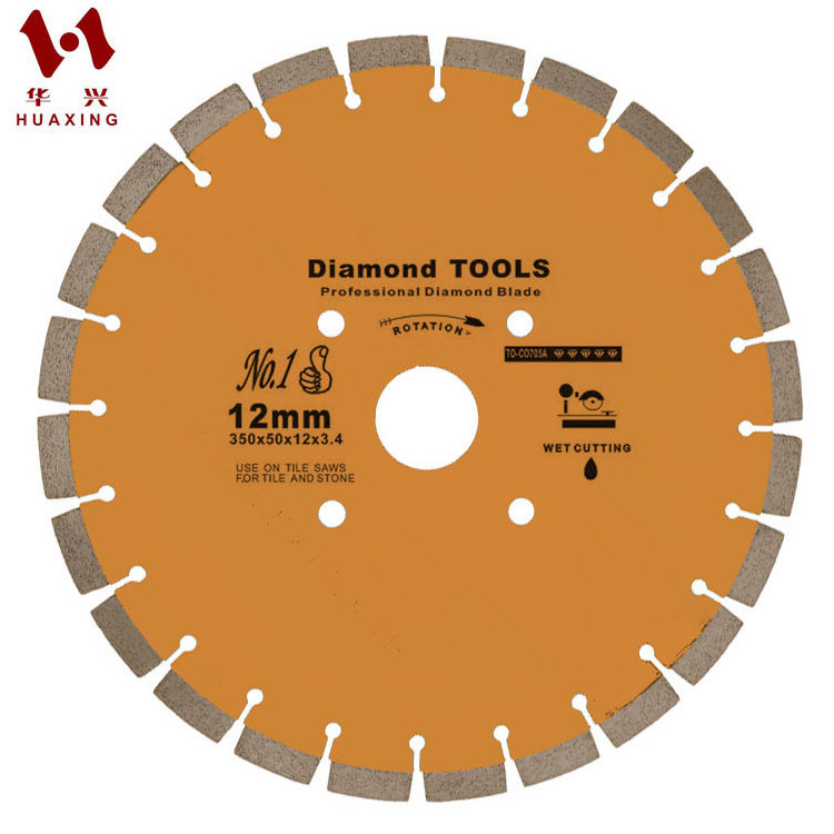 14 inch Dry Wet Cutting Segmented saw blade for Concrete Masonry Brick Block