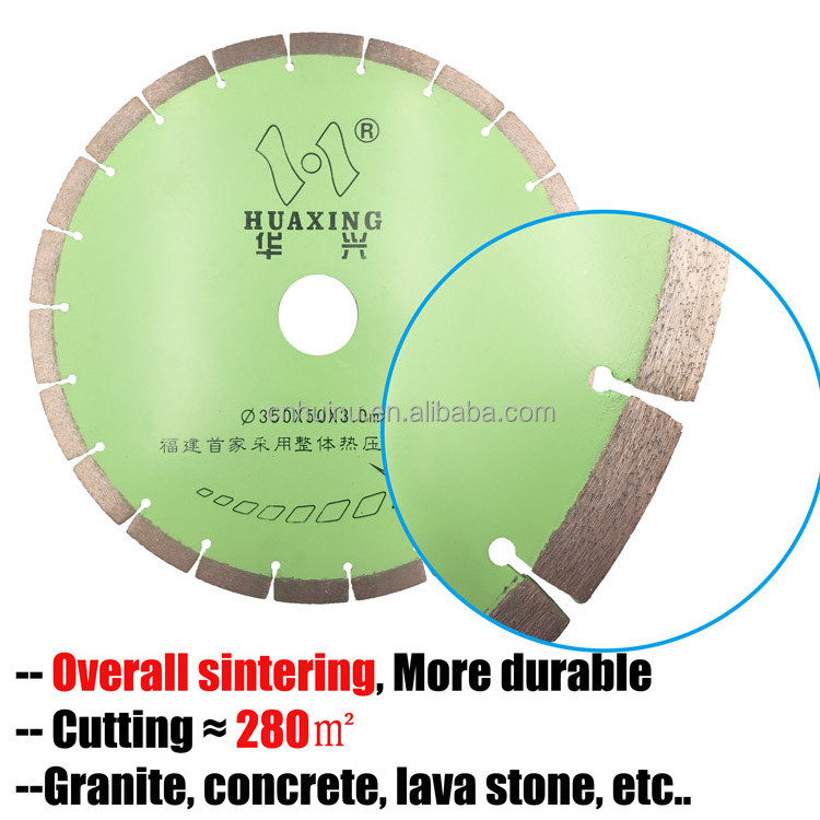 14 inch Dry Wet Cutting Segmented saw blade for Concrete Masonry Brick Block