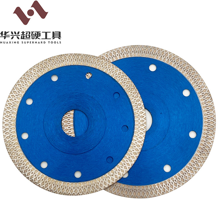 115mm 4.5inch turbo diamond cutting tile continuous rim saw blade