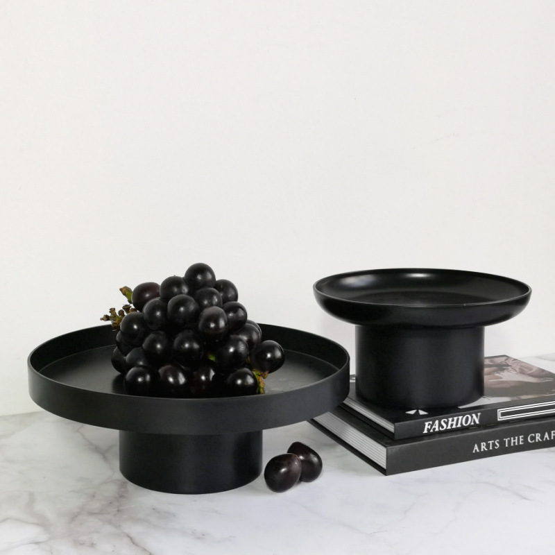 New design simple multifunctional round tray fruit and vegetable aromatherapy desktop Tray storage bowl