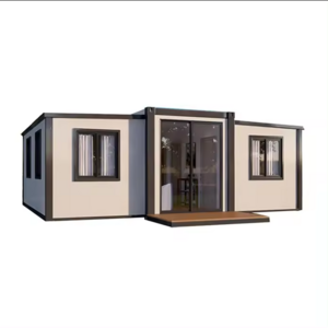 assembled expanded container house with 2 bedrooms bathroom and kitchen