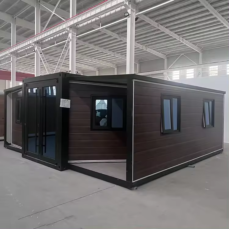 assembled expanded container house with 2 bedrooms bathroom and kitchen