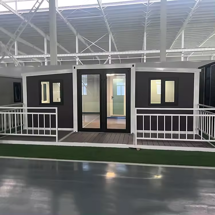 assembled expanded container house with 2 bedrooms bathroom and kitchen