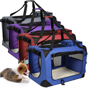 Pet Carriers Dog Car Transport Box Cage Dog Carrying Transportin Folding Pet Tent Cage Cat Tent Playpen Pets Carry Bag