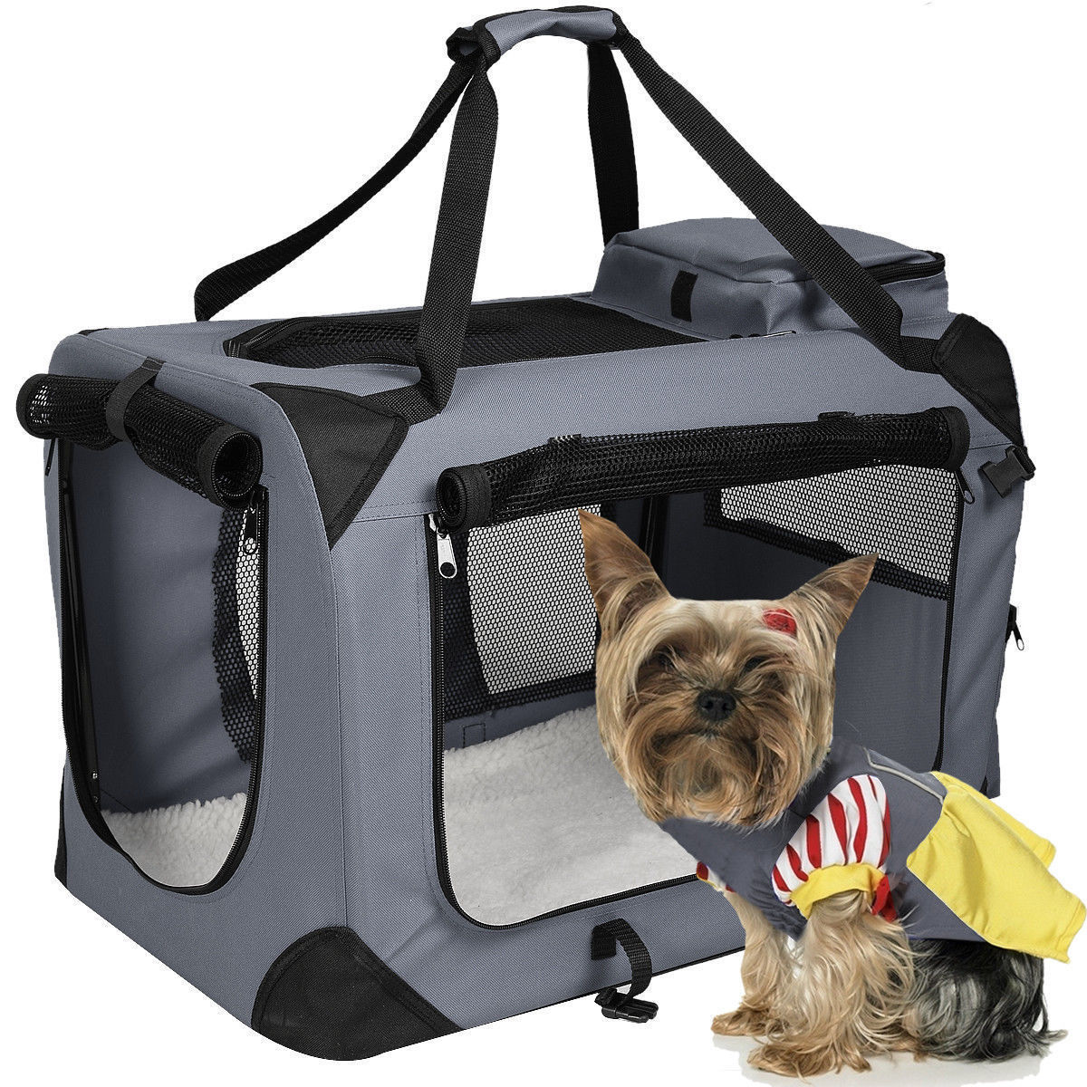 Pet Carriers Dog Car Transport Box Cage Dog Carrying Transportin Folding Pet Tent Cage Cat Tent Playpen Pets Carry Bag