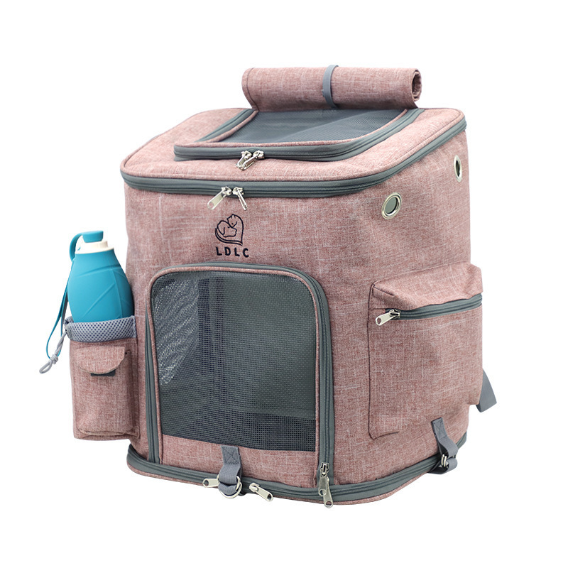 2023 hot selling Stock Cat Carrier Outdoor Accept custom logo For Two Cats Hot Sale Large Pet Carrier Backpack Big Cat Carrier