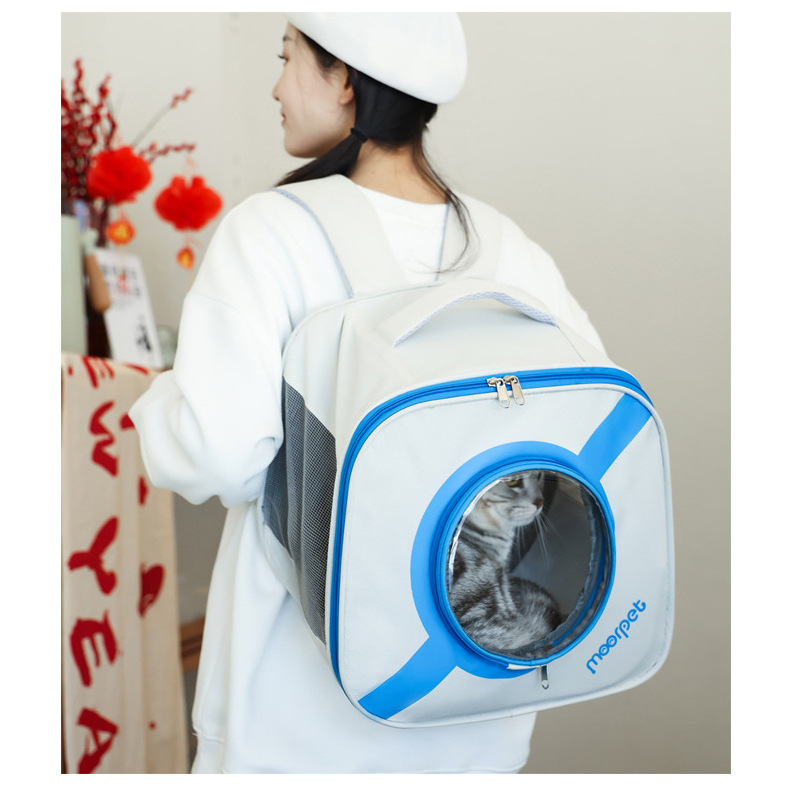 Pet Cat Carrier Bag Cat Backpack Breathable Portable For Cats Small Dogs Carrying Pet Supplies Outdoor Travel Backpack