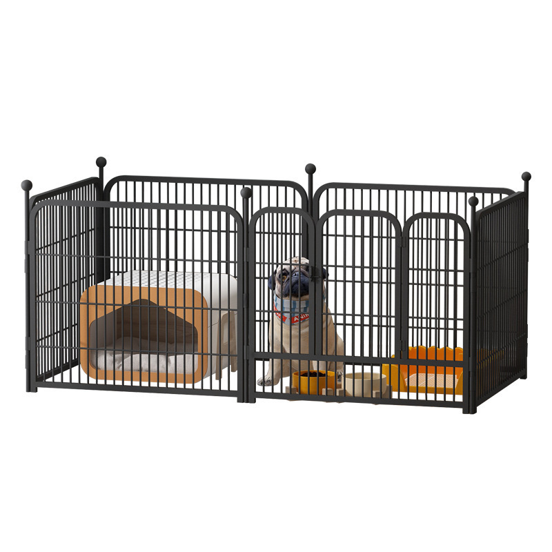 Outdoor Dog Metal Playpen Pet Exercise Pen with Door Cat Rabbit Large Enclosure Play Yard Heavy Duty Kennel Fence