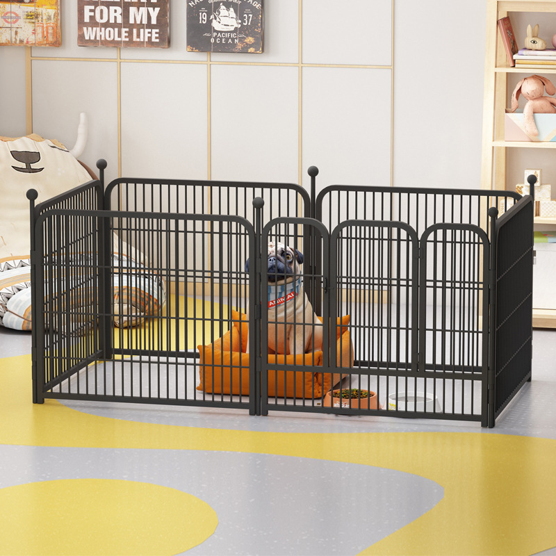 Outdoor Dog Metal Playpen Pet Exercise Pen with Door Cat Rabbit Large Enclosure Play Yard Heavy Duty Kennel Fence