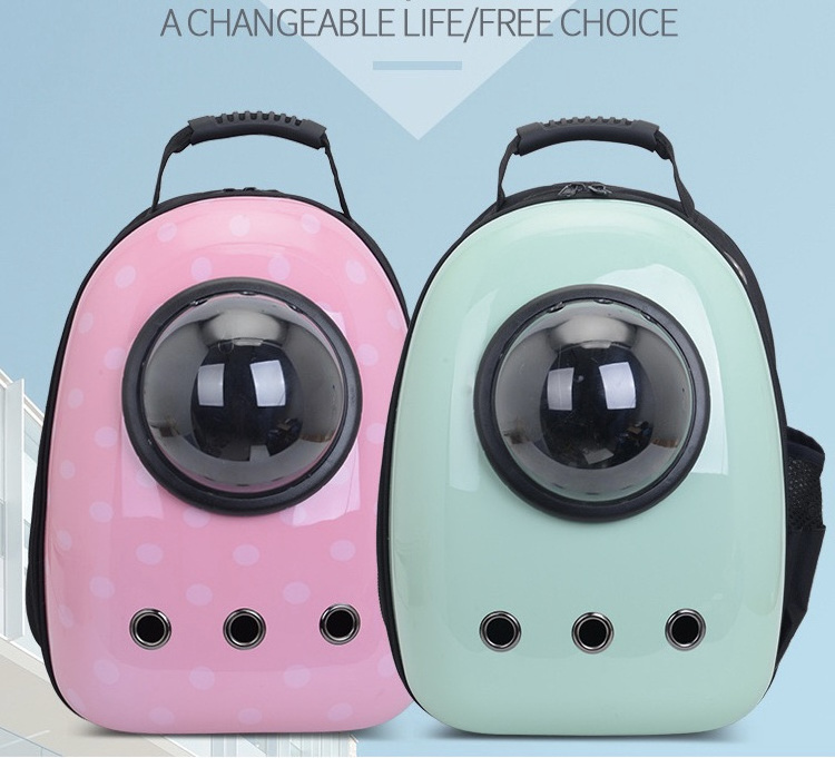 2023 Wholesales Cheap transport safety outdoor portable shoulder bag space capsule shaped pet carrier bag for cat &small dog