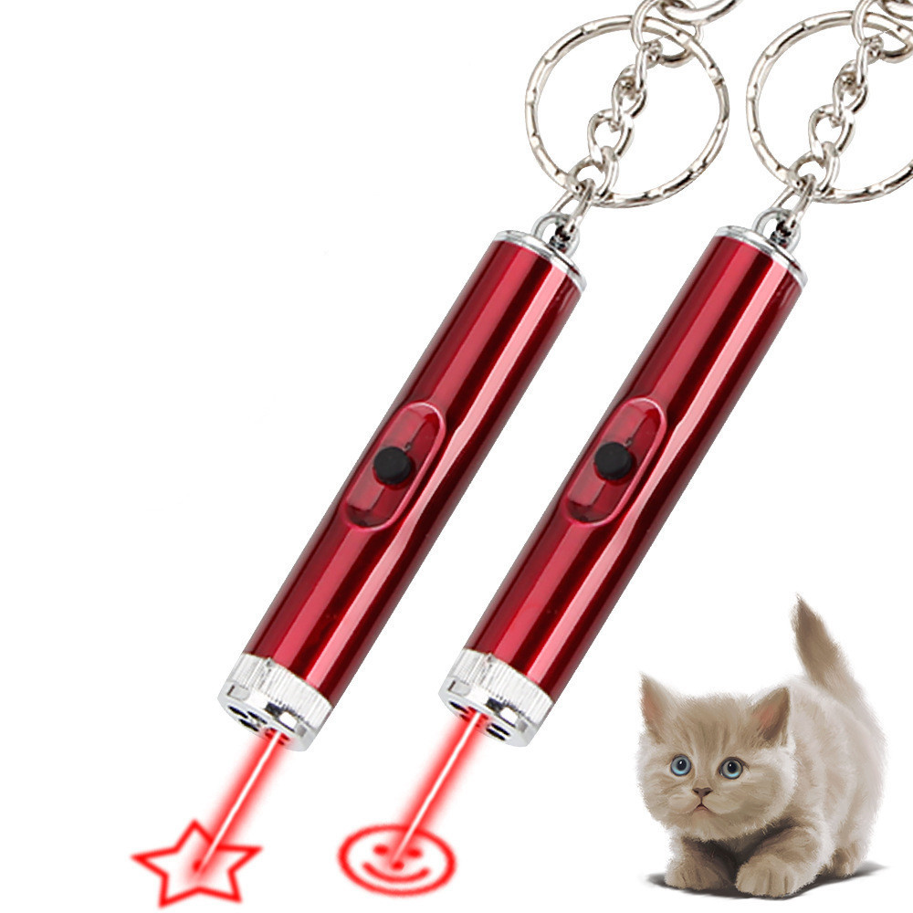 Drop Shipping Laser funny cat stick Cool Red Laser Pointer Pen LED Light Children's Play Dog Toy