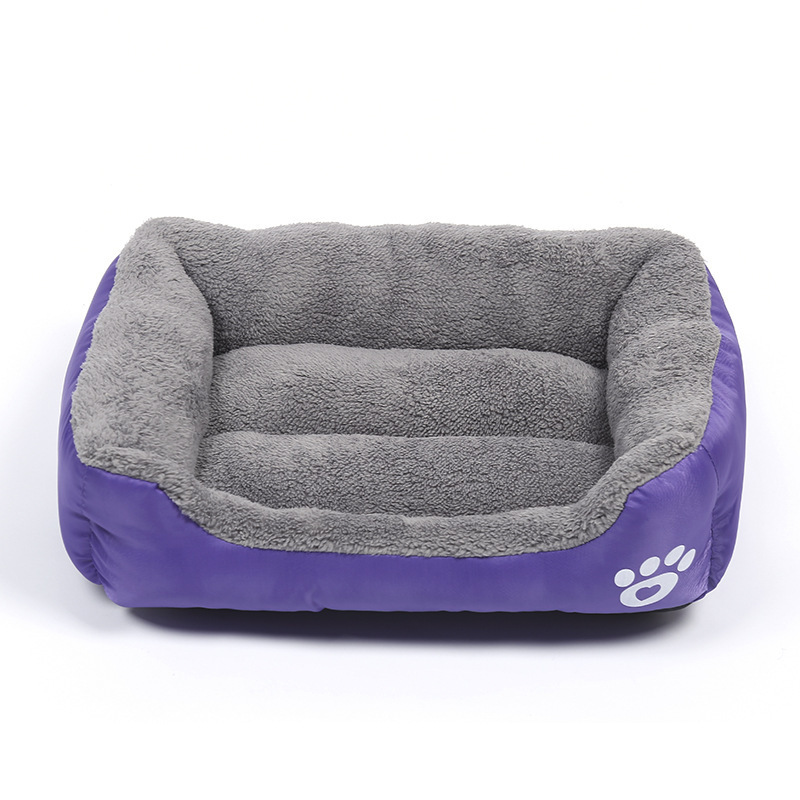 2023 hot sales cheaper Dog Bed Pet sofa Pet bed with pp cotton 5 sizes paw design