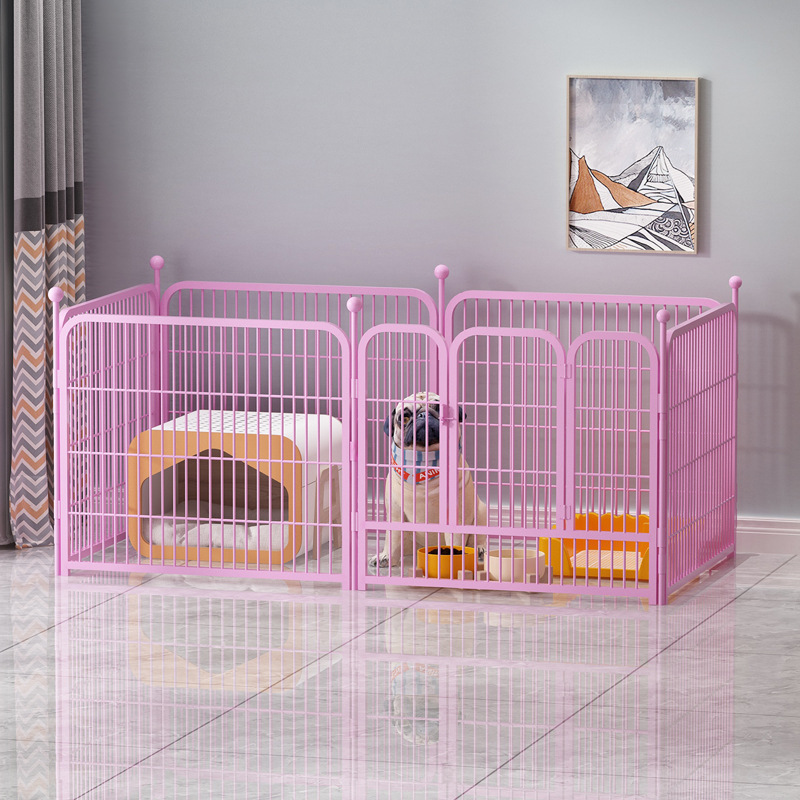 Outdoor Dog Metal Playpen Pet Exercise Pen with Door Cat Rabbit Large Enclosure Play Yard Heavy Duty Kennel Fence