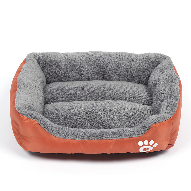 2023 hot sales cheaper Dog Bed Pet sofa Pet bed with pp cotton 5 sizes paw design