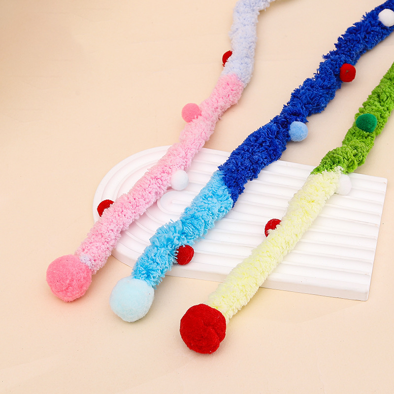 Funny Cat Stick with Bell Interactive Play Pet Supplies Cat Toys Interactive Cat Toy Worm on A String