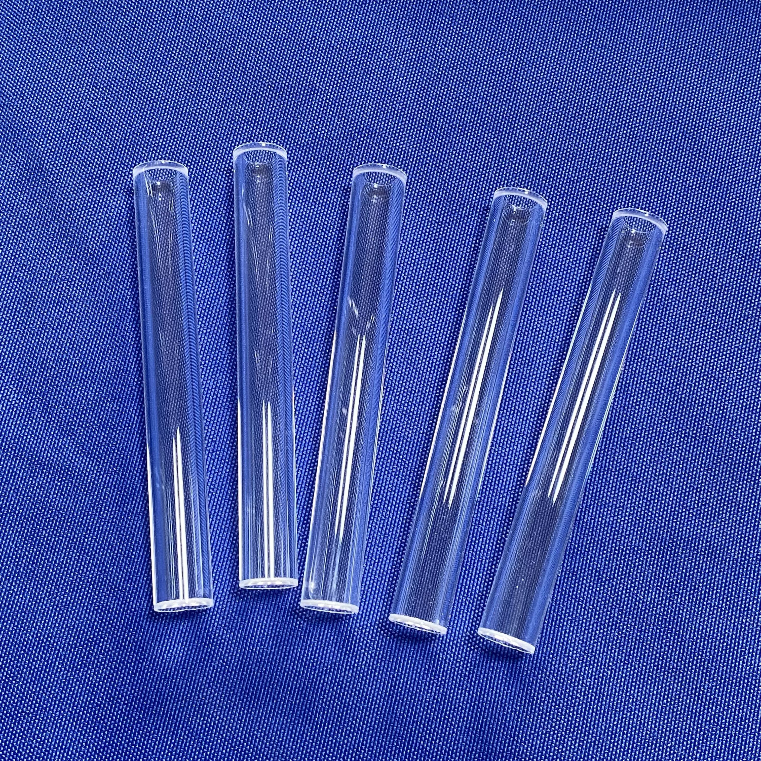 HUOYUN manufacture customized high temperature sizes quartz glass tube quartz pipe