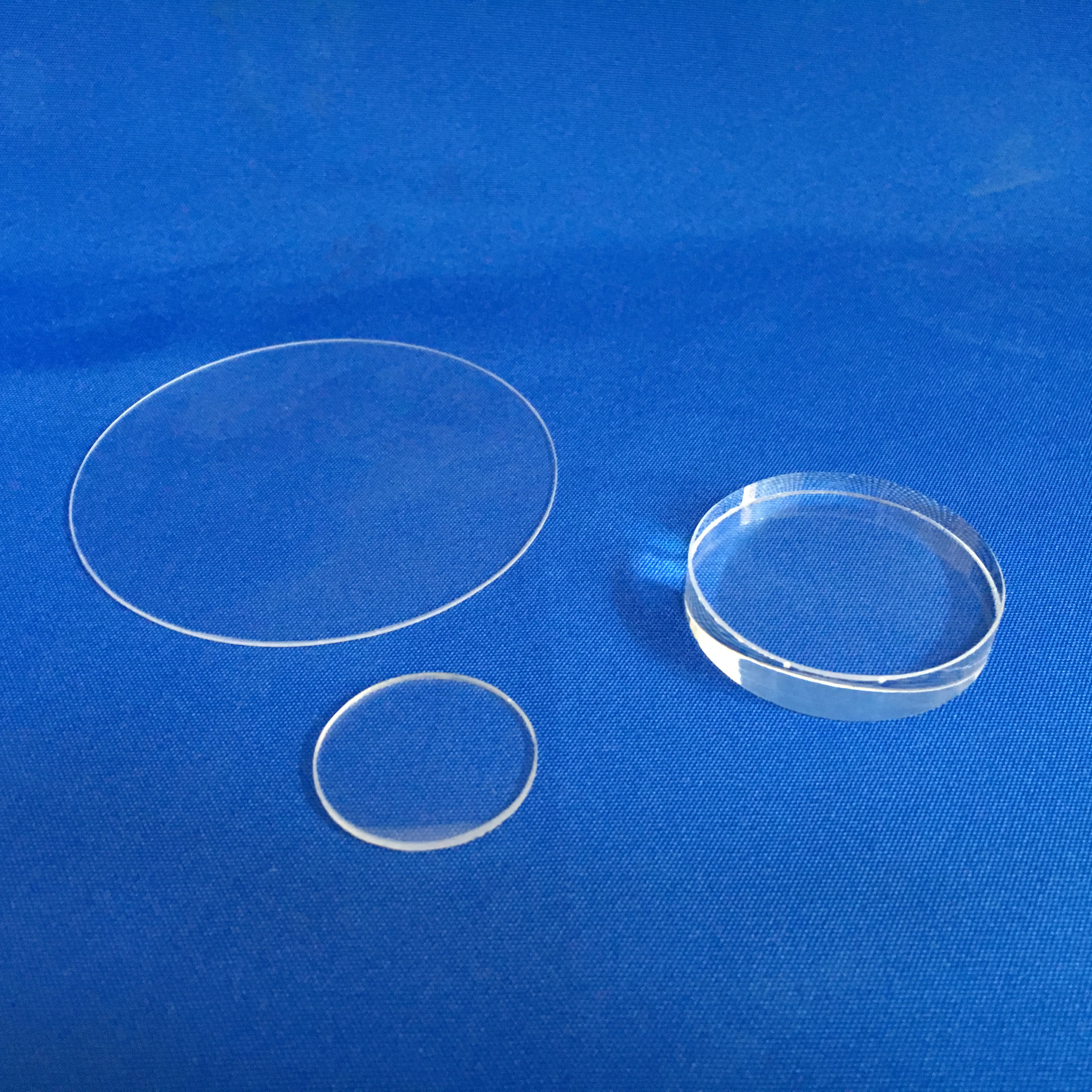 Huoyun High Purity Heat Resistance Optical Clear Wafer Quartz Slices Glass Round Fused Quartz Plate