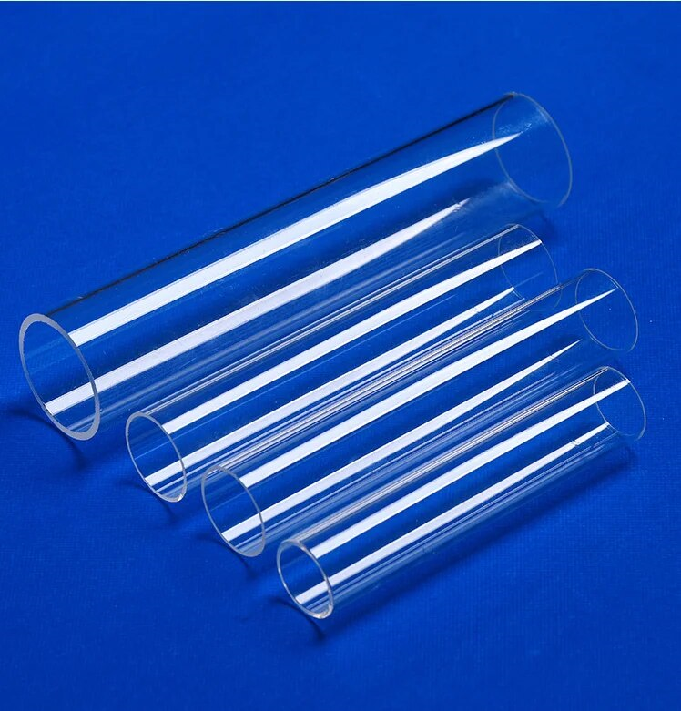 Customized Heat Resistant Various Sizes Pipe Polished Silica Clear Quartz Glass Tubes