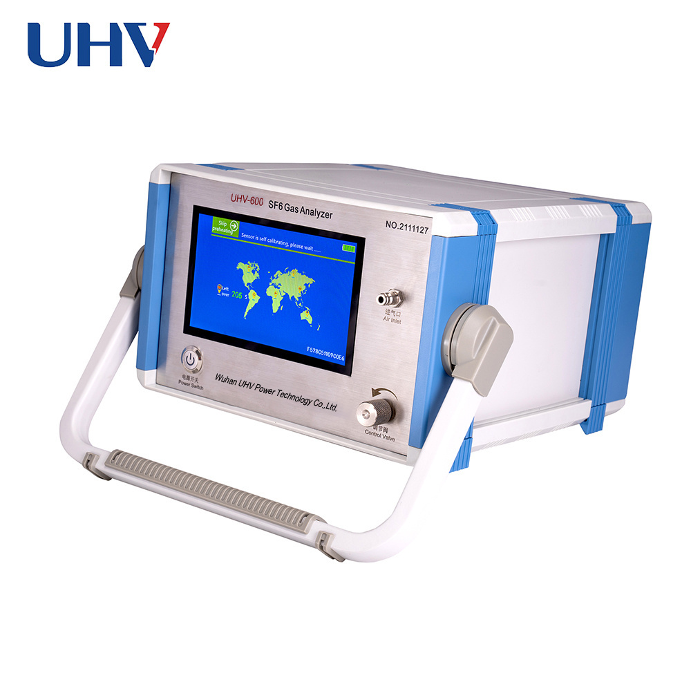 UHV-600 Portable smart SF6 gas analyzer dew point analyzer comprehensive analyzer