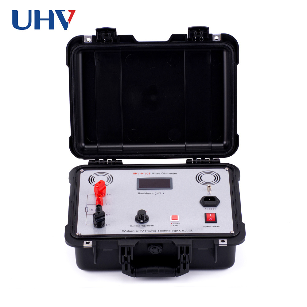 UHV-H100B Factory Price 100A Contact Resistance Meter Switch Loop Resistance Tester For Wholesales