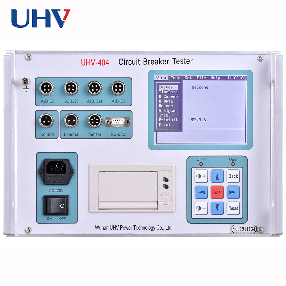 UHV-404 High Voltage Switch Timing Testing Device Circuit Breaker Analyzer HV CB Tester